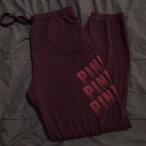 PINK! Campus sweats!